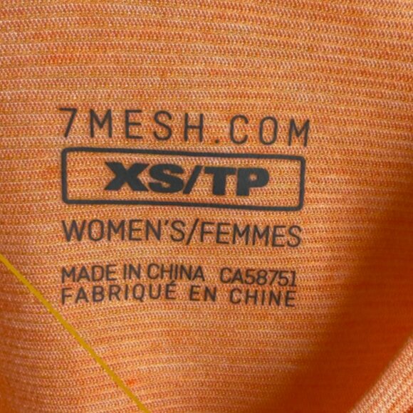 NWT 7MESH Industries Fuzzy Peach Elevate Short Sleeve Shirt - Picture 3 of 7